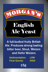 Premium English Ale Yeast 15g