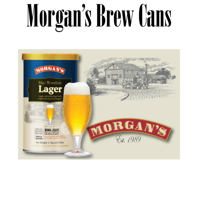 Morgan's Beer Cans