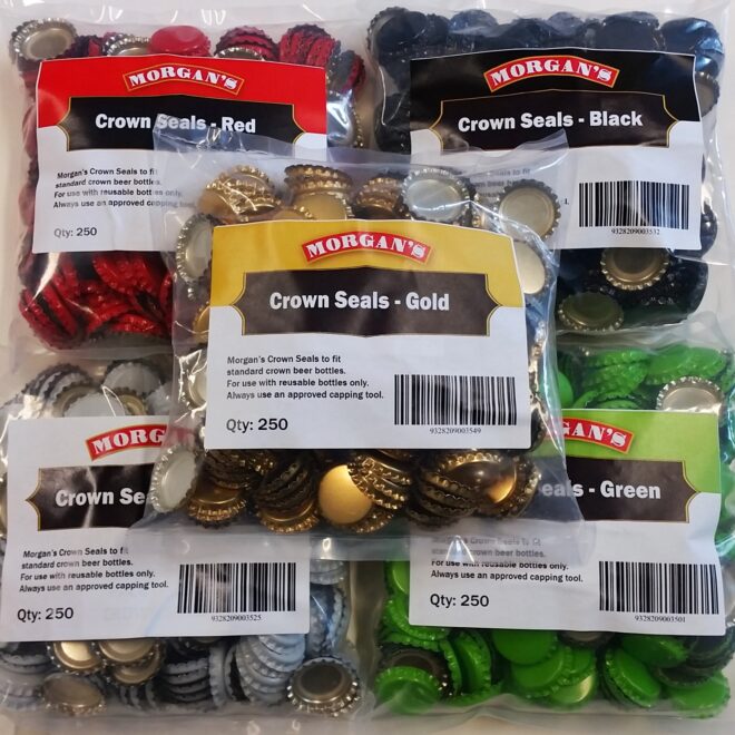 Morgan's Crown Seals (Packet of 250) Various Colors